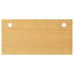 vidaXL Dessus de bureau 100x50x2 5 cm bambou