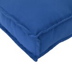 vidaXL Coussin de palette pour banc bleu royal 110x40x8 cm en tissu Oxford