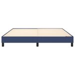 vidaXL Cadre de lit sans matelas bleu 180x200 cm tissu