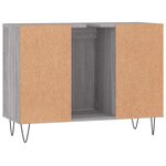 vidaXL Armoire salle de bain sonoma gris 80x33x60 cm bois d'ingénierie