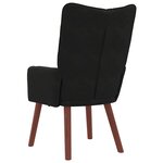 vidaXL Fauteuil relaxant Noir 63 x 67 x 94 cm Velours