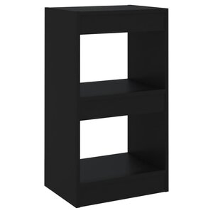 vidaXL Bibliothèque/Cloison de séparation Noir 40x30x72 cm