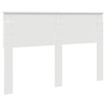 vidaXL Tête de lit Blanc 140 cm Bois d'ingénierie