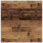 vidaXL Table basse avec tiroirs vieux bois 100x100x40 cm