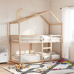 vidaXL Toit de lit pour enfants 203x80 5x142 cm bois de pin massif