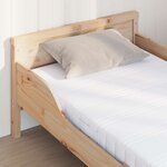 vidaXL Matelas en Mousse Extensible 80 x 200 cm Blanc