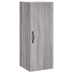 vidaXL Armoire murale sonoma gris 34 5x34x90 cm bois d'ingénierie