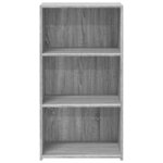 vidaXL Buffet sonoma gris 50x41x93 cm bois d'ingénierie