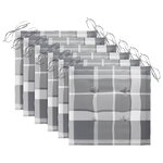 vidaXL Chaises pliables de jardin lot de 6 avec coussins Bois d'acacia