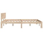 vidaXL Cadre de lit sans matelas 135x190 cm
