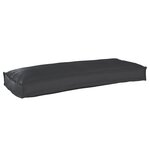 vidaXL Coussins de palette pour banc 2 Pièces Noir 100x40x8 cm Tissu Oxford