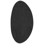 vidaXL Tapis HUARTE Noir 100 x 200 cm Polyester