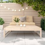 vidaXL Repose-pied de jardin 120x80 cm bois de pin massif
