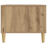 vidaXL Table basse Chêne artisanal 90 x 50 x 40 cm Bois d'ingénierie