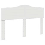 vidaXL Tête de lit Blanc Brillant 140 cm Bois d'ingénierie
