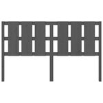 vidaXL Tête de lit Gris 165 5x4x100 cm Bois massif de pin