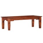 vidaXL Table basse 110 x 50 x 35 cm Bois d'acacia solide