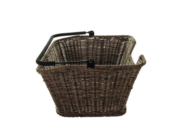 Panier Vélo Arrière BASIL – Rotin Synthétique 25L