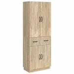 vidaXL Ensemble de Meubles 2 Pièces Chêne Sonoma Bois d'ingénierie