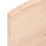 vidaXL Étagère murale 60x40x2 cm bois de chêne massif non traité
