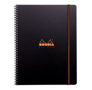 ProBook RHODIACTIVE 90g RI A4+ 160p 5x5C mcrperf +4 tr/élastiq RHODIA