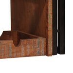 vidaXL Étagère à vin Marron 100 x 45 x 33 cm Bois récupéré massif