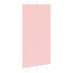 vidaXL Store plissé rose 110x200 cm largeur du tissu 109 4cm polyester