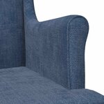 vidaXL Fauteuil Bleu ARES