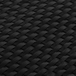 vidaXL Paravent de balcon noir 400x80 cm résine tressée