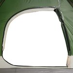 vidaXL Tente de camping à dôme 4 personnes vert imperméable