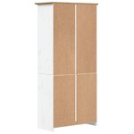 vidaXL Bibliothèque BODO marron 82x40x173 cm bois pin massif 5 niveaux
