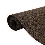 vidaXL Rouleau de liège en caoutchouc 100x200 cm 5 mm