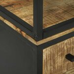vidaXL Haut Armoire Marron 70 x 35 x 180 cm Bois de manguier massif