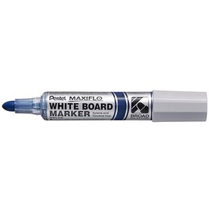 Marqueur tableau blanc maxiflo mwl5w pointe ultra large bleu pentel