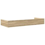 vidaXL Cadre de lit Chêne Sonoma 98 5 x 200 cm Bois d'ingénierie