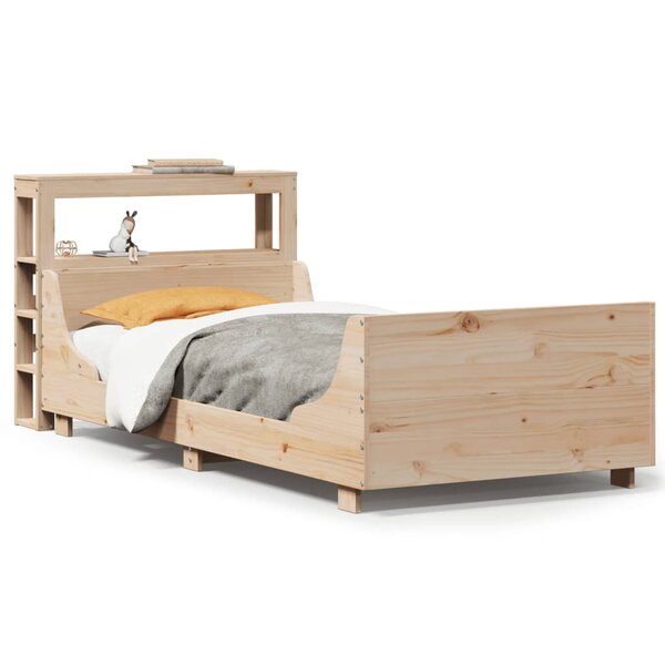 vidaXL Cadre de lit sans matelas 90x200 cm bois de pin massif