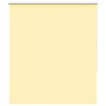 vidaXL Store enrouleur occultant jaune largeur du tissu 121 6 cm