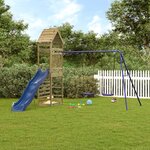 vidaXL Aire de jeux d'extérieur bois de pin imprégné