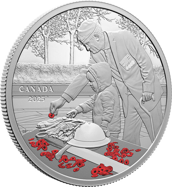 Pièce de monnaie en Argent 20 Dollars g 31.39 Millésime 2023 REMEMBRANCE DAY