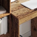 vidaXL Bureau avec tiroir 2 Pièces Bois ancien