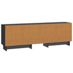 vidaXL Meuble TV 150 x 31 x 50 cm Noir Bois d’ingénierie
