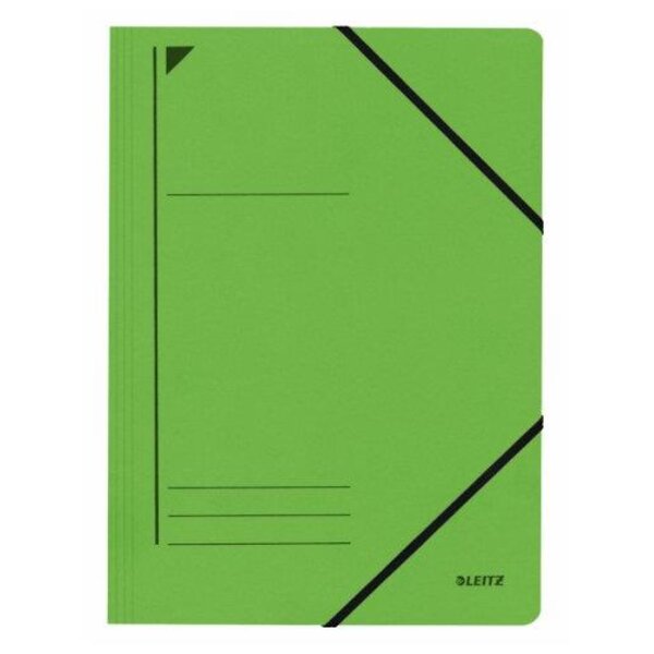 Chemise à élastique  format A4  carton robuste Vert LEITZ