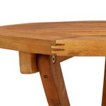 vidaXL Ensemble à manger de jardin 5 Pièces Bois d'acacia solide