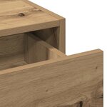 vidaXL Table de Toilette Marron 83 x 40 x 70 cm Bois d'ingénierie