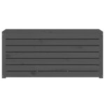 vidaXL Boîte de jardin gris 101x50 5x46 5 cm bois massif de pin