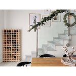 Casier à bouteilles en pin massif brut 78 bouteilles