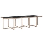 vidaXL Salon de jardin avec coussins 15 Pièces Résine tressée Beige
