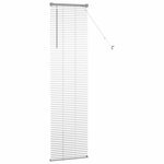 vidaXL Store de Fenêtre avec des rideaux Argenté 80 x 130 cm Aluminium