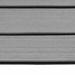vidaXL Tapis de bateau Rayé Gris clair et noir 240 x 90 cm EVA