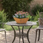 vidaXL Bols à fleurs   5 Pièces  35x35x15 cm en acier corten.